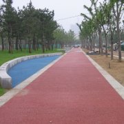 園林景觀(guān)道路-彩色透水地坪